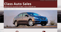 Desktop Screenshot of classautosales.net