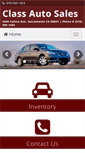 Mobile Screenshot of classautosales.net