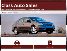 Tablet Screenshot of classautosales.net